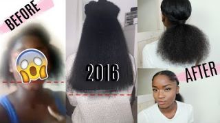 How I Grew Long Natural Hair - Before and After | Top Tips For Length Retention