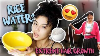 I TRIED RICE WATER ... DOES IT WORK? | EXTREME HAIR GROWTH